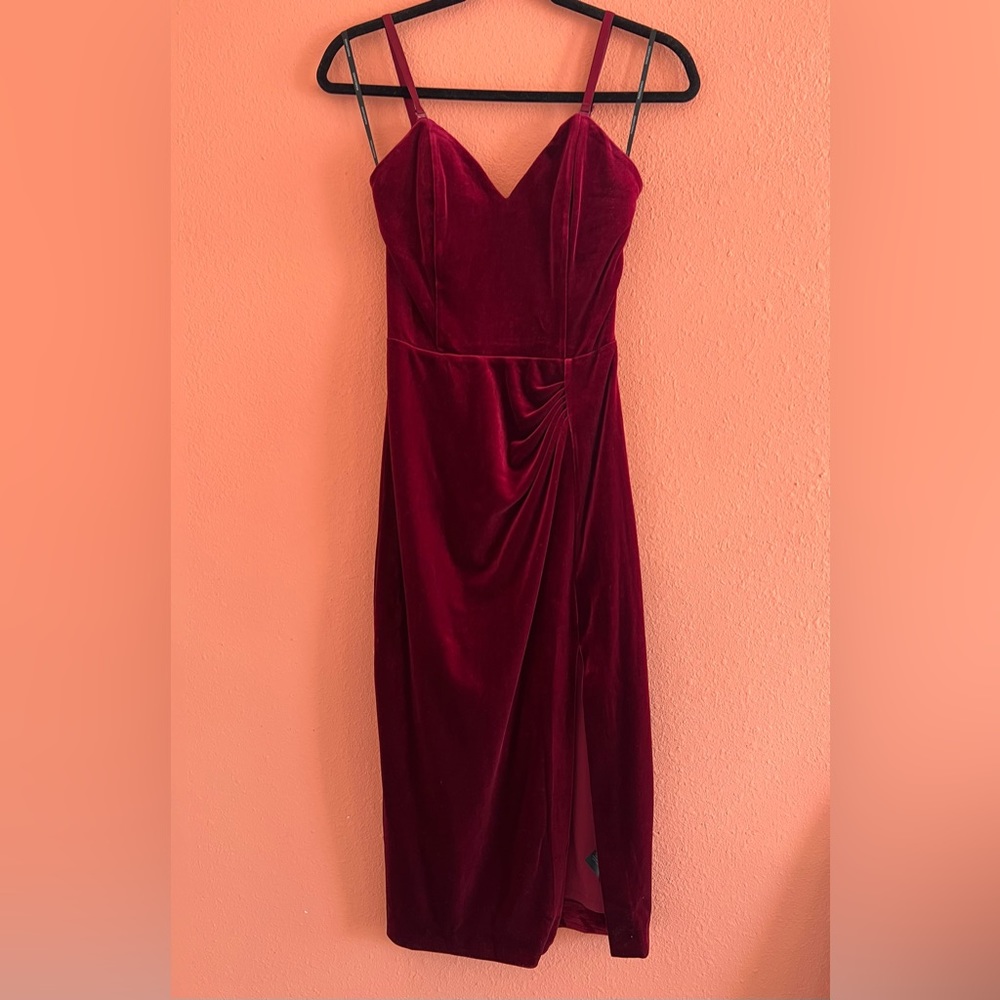 Marciano Velvet Wrap Dress